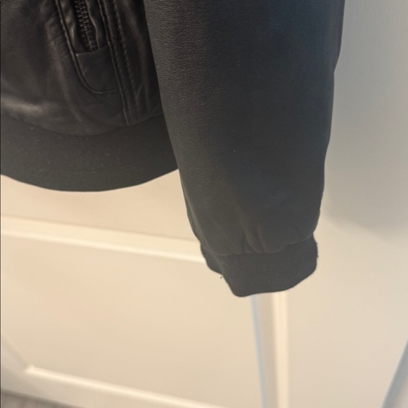 Marc New York Summit Leather Bomber Jacket - Picture 5 of 13